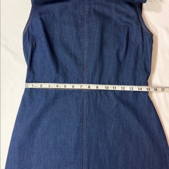 French Connection Linaira Denim Sheath Women’s Dress Size Medium - Picture 8 of 15